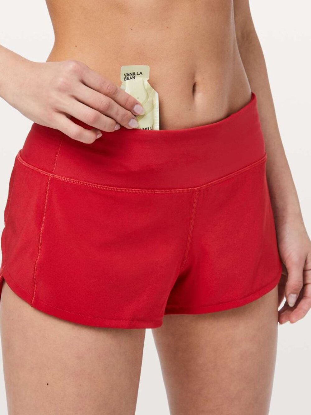 Lululemon, Speed Up Short *2.5", Dark Red, Size 6, MSRP $68